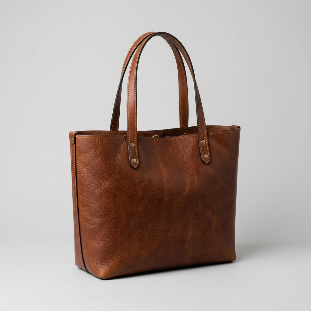 Classic Leather Tote Bag